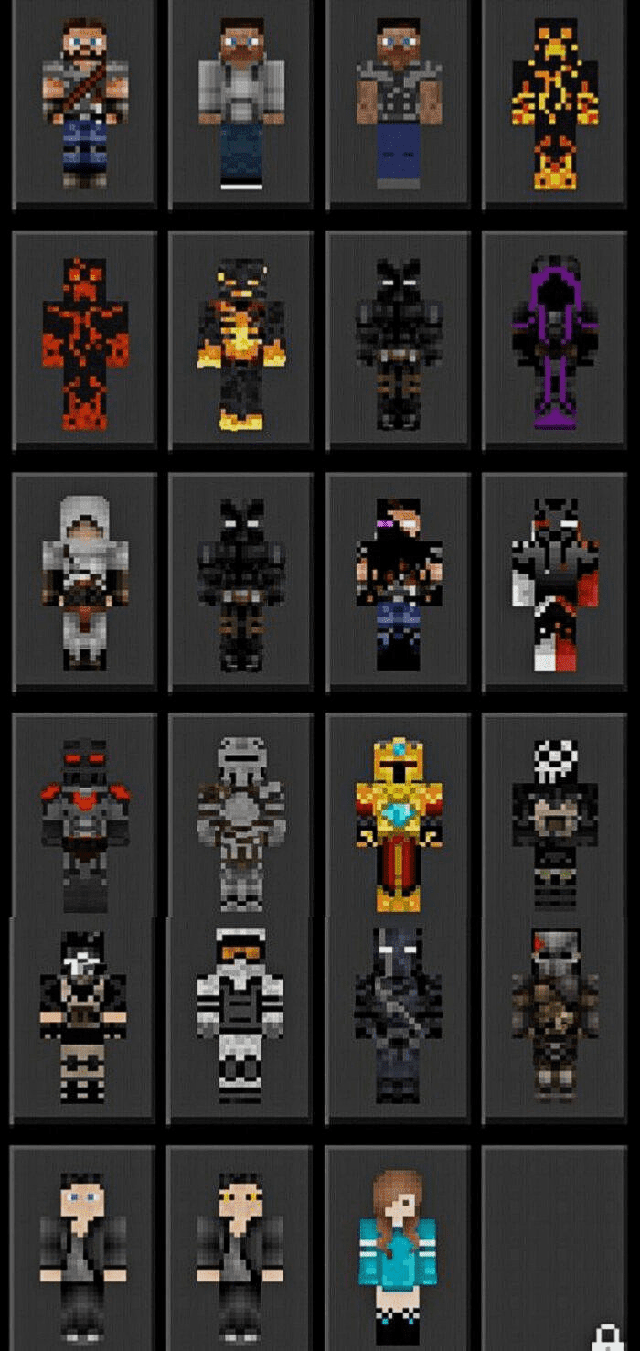 Minecraft rs 1k+ skin pack for MCPE