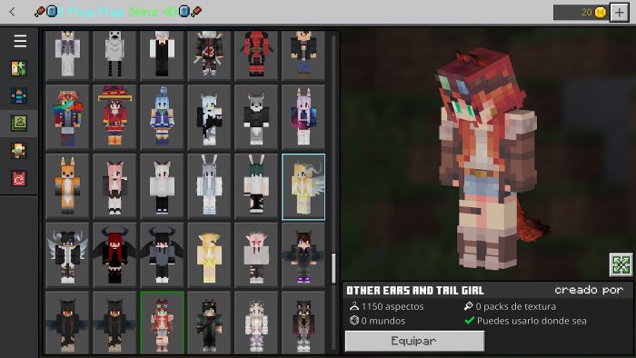 Gaming skin pack for Minecraft PE 1.16.40