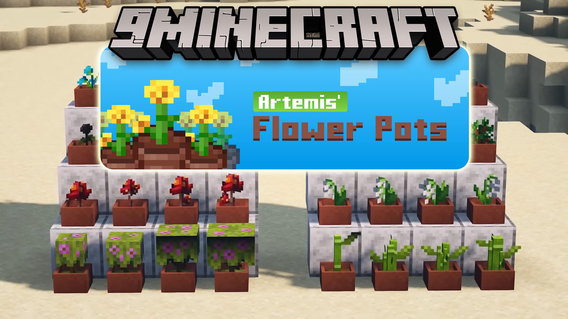 Artemis' Flower Pots Mod (1.19.2) - A Little Beauty for Your Minecraft  World - 9Minecraft.Net