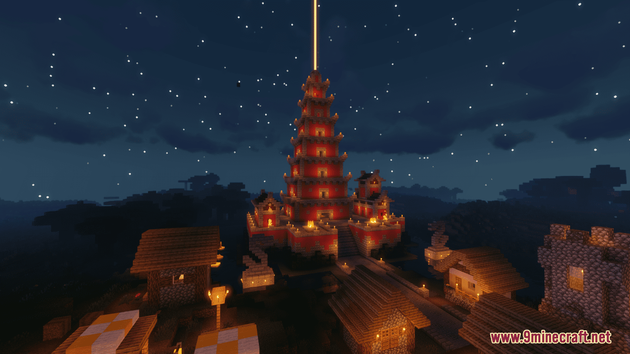 Chinese Octagon Pagoda! Minecraft Map