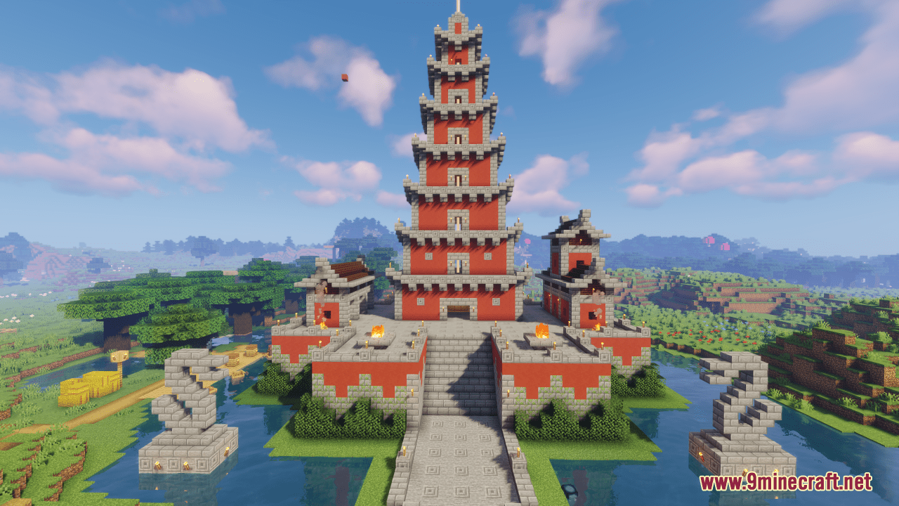 Chinese Octagon Pagoda! Minecraft Map