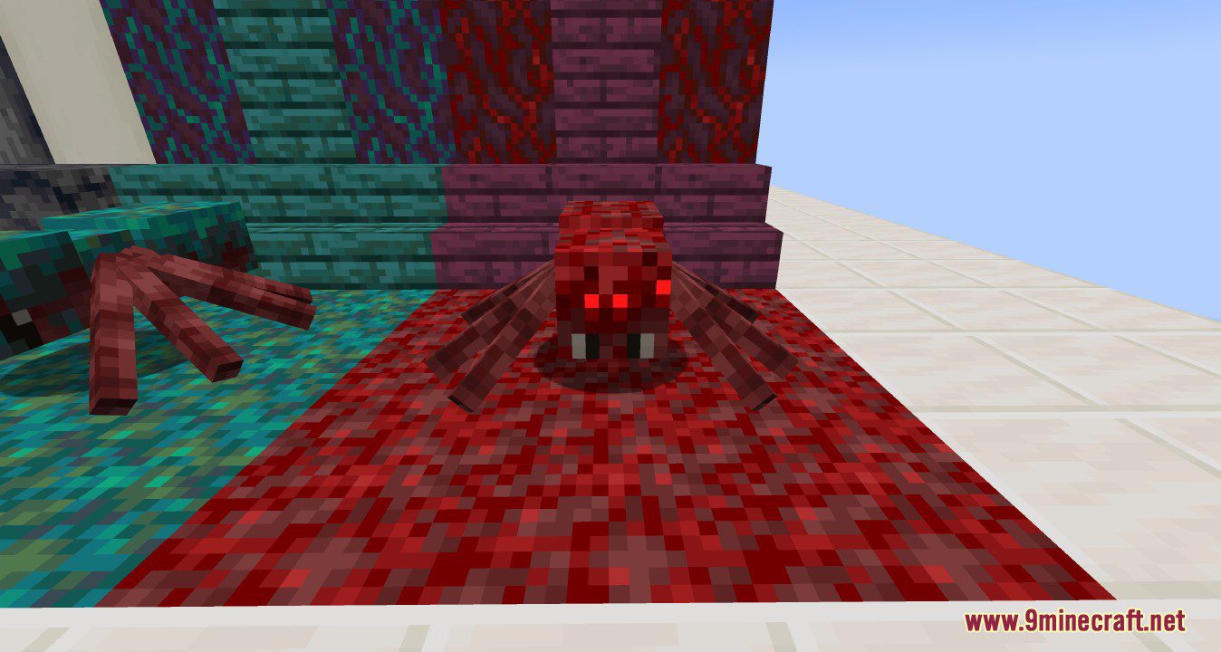 Spiders 2.0 Mod 1.16.5, 1.16.3 (Wall Crawling Spiders)