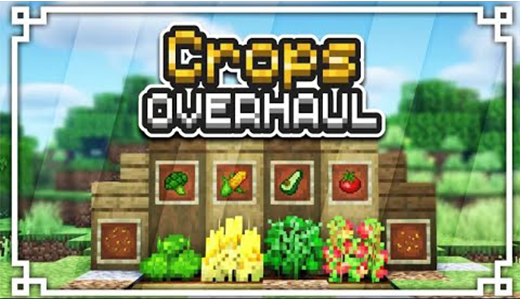 Crops Overhaul Texture Pack (1.19) – MCPE/Bedrock
