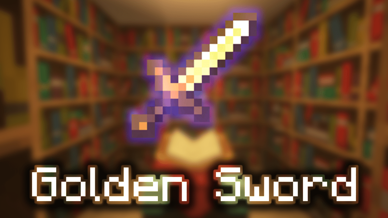 How to make an Enchanted Golden Sword in Minecraft