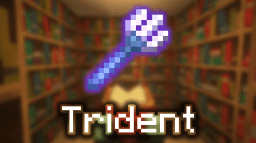 Minecraft Trident PNG em 2023