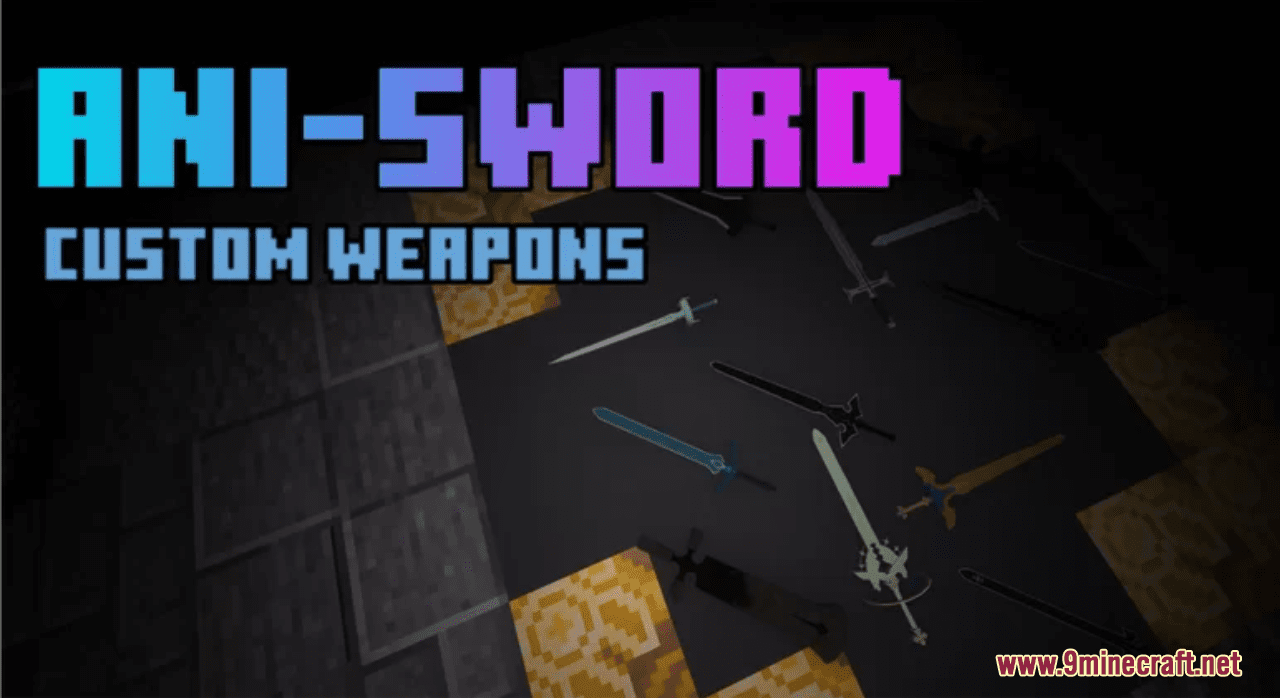 ANI Sword Custom Weapons Resource Pack (1.19.4, 1.18.2) - Texture