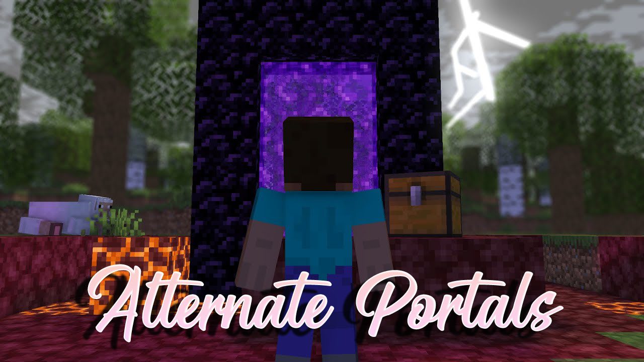 Directional End Portals Minecraft Texture Pack