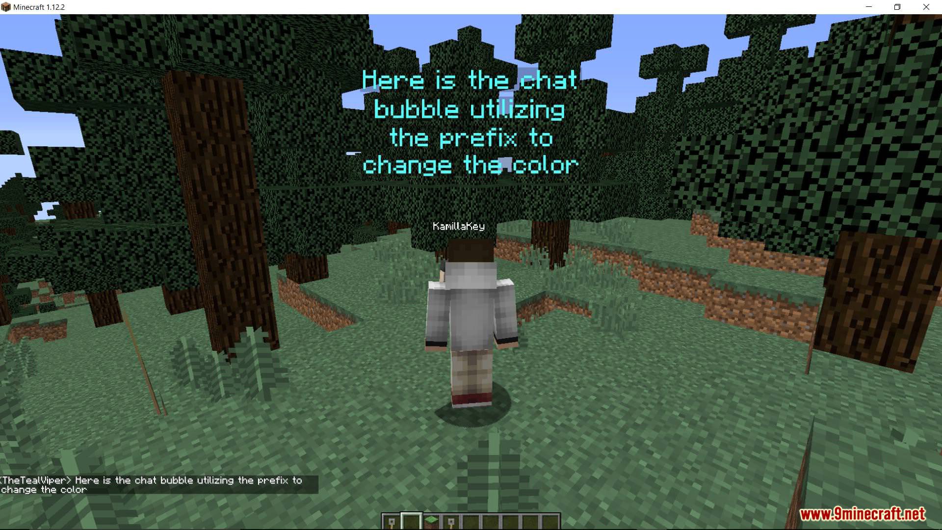 Minecraft MOD - Chat Bubbles Mod =) 