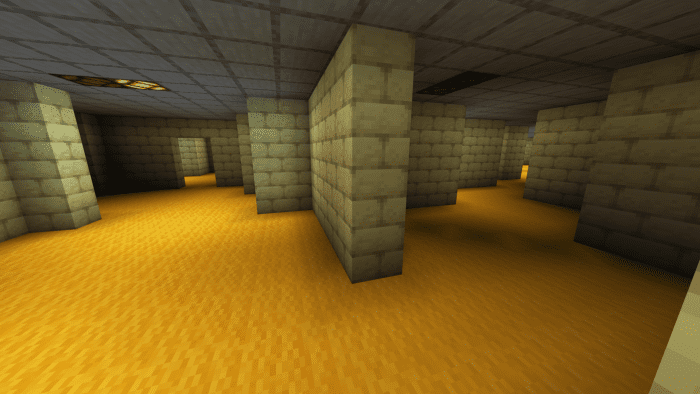 The Backrooms: The First Level Minecraft Map