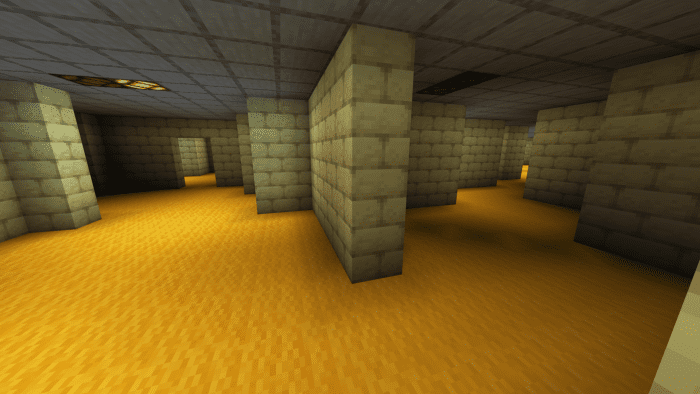 The Backrooms. Minecraft Map