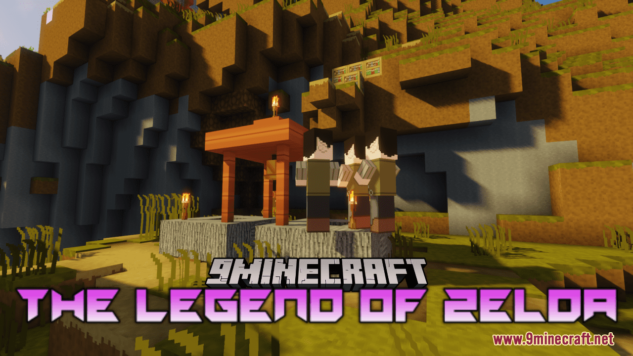 MINECRAFT  Legend of Zelda TEXTURE PACK! 1.16.1 