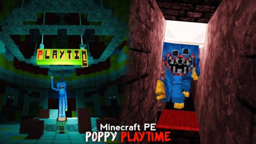 REALISTIC POPPY PLAYTIME CHAPTER 2 MOD in Minecraft PE 