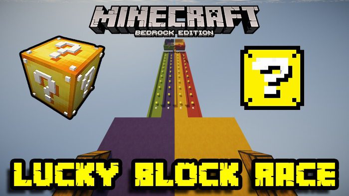 Download Lucky Block Race Map for mcpe android on PC