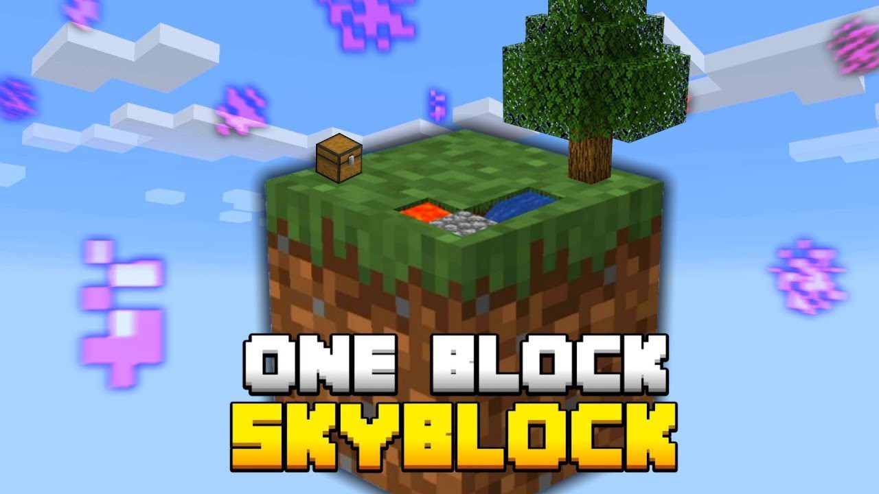Thumbnail Minecraft In One Block Map MCPE