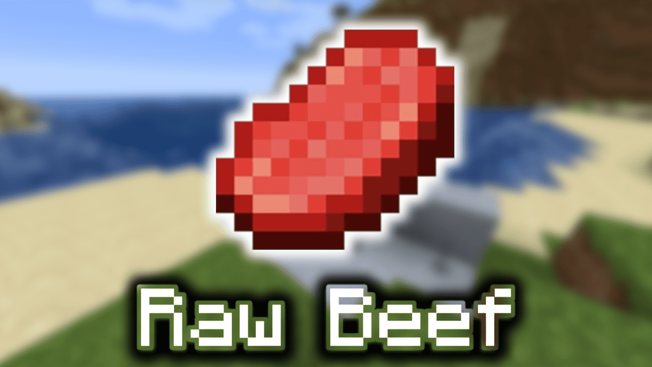 Raw Beef Minecraft