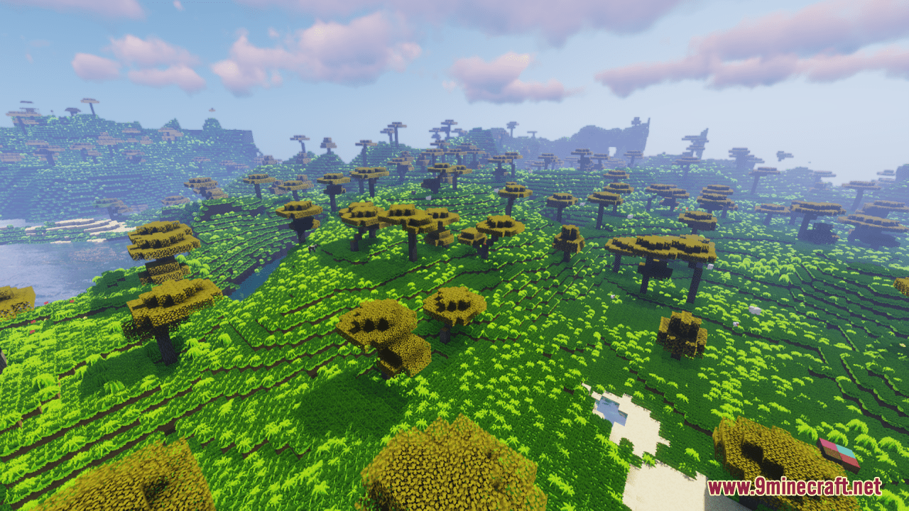 Cartoon realistic Grass Minecraft Texture Pack