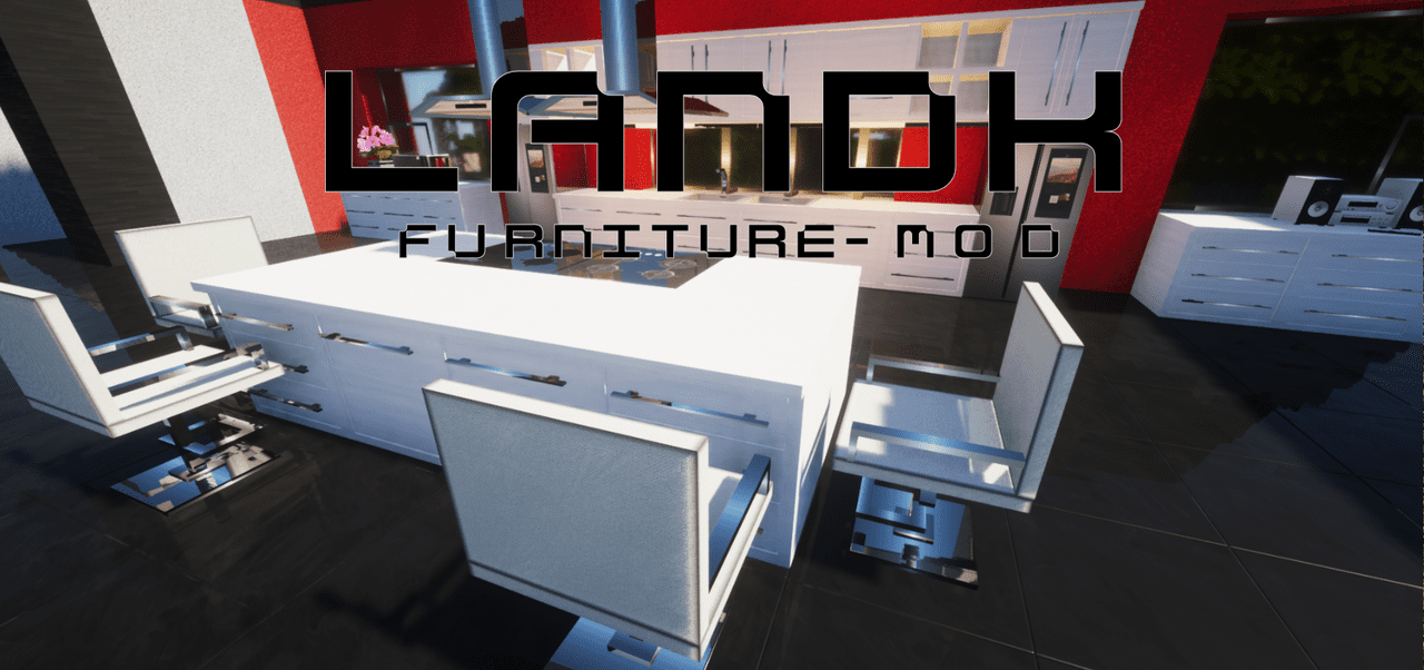 LandK Furniture Mod (1.19.2, 1.18.2) 3D Decor for Modern House