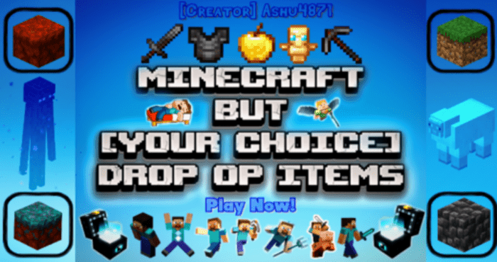 Minecraft, But Sand Drops OP Stuff Minecraft Data Pack