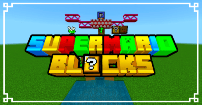 Peso de Porta Lucky Block Minecraft Super Mario