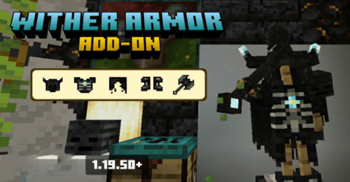 Wither Skeleton: Ender Armor Variant Minecraft Skin