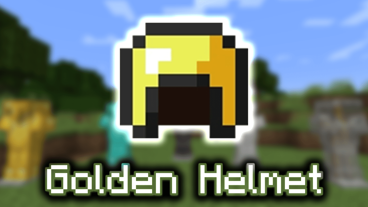 Minecraft Gold Helmet