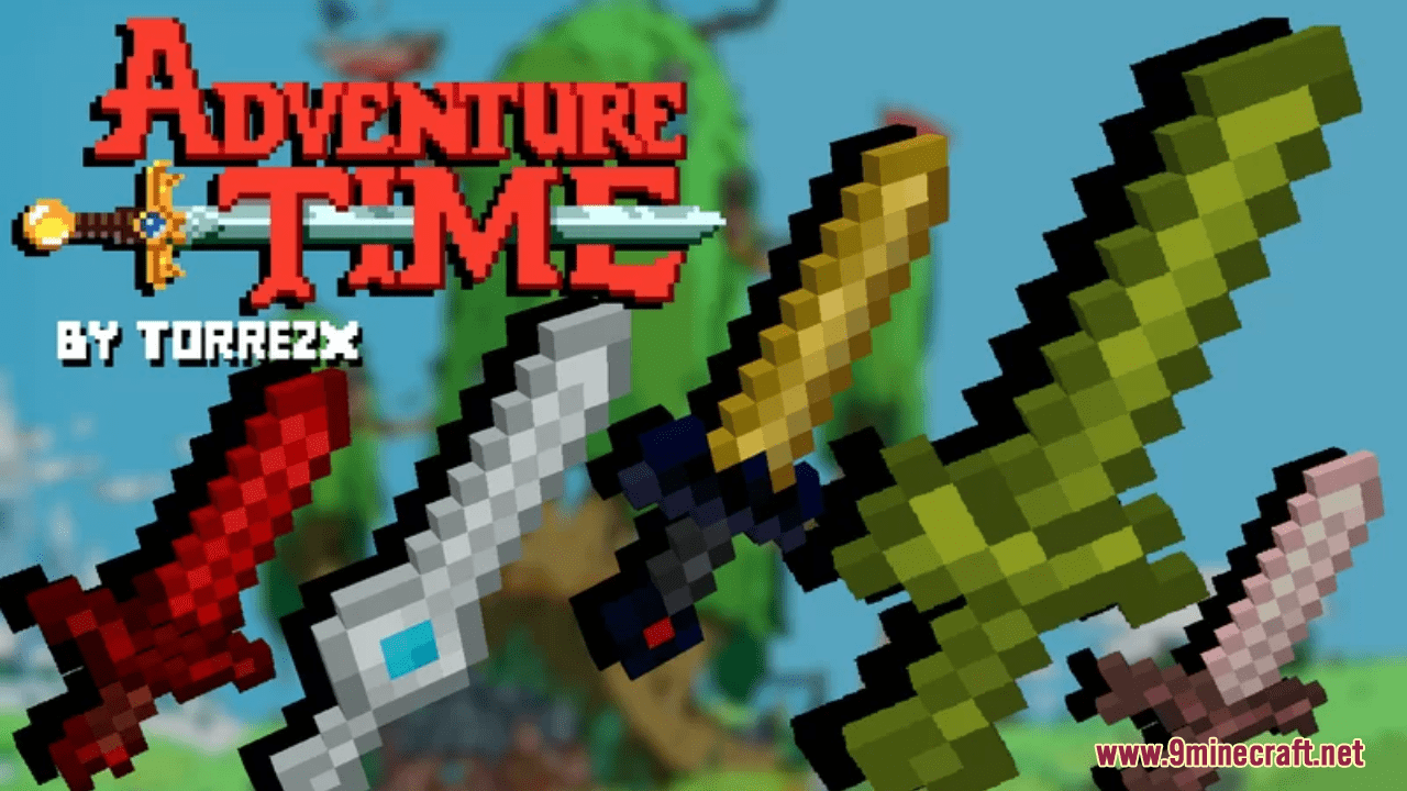 Adventure Time Swords Resource Pack (1.19.4, 1.19.2) - Texture