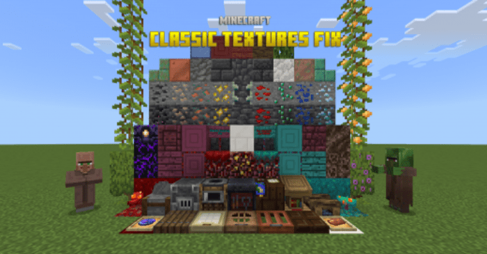 Minecraft Classic Texture Pack  Texture Packs for Minecraft PE