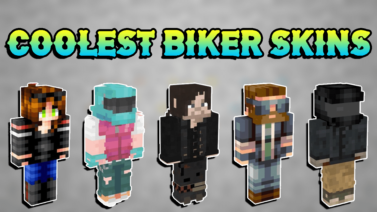 The Coolest Biker Minecraft Skins in 2023