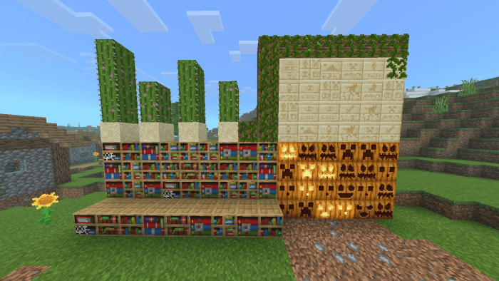 Download Texture Pack Classic Artstyle Updated for Minecraft Bedrock Edition 1.16 for Android