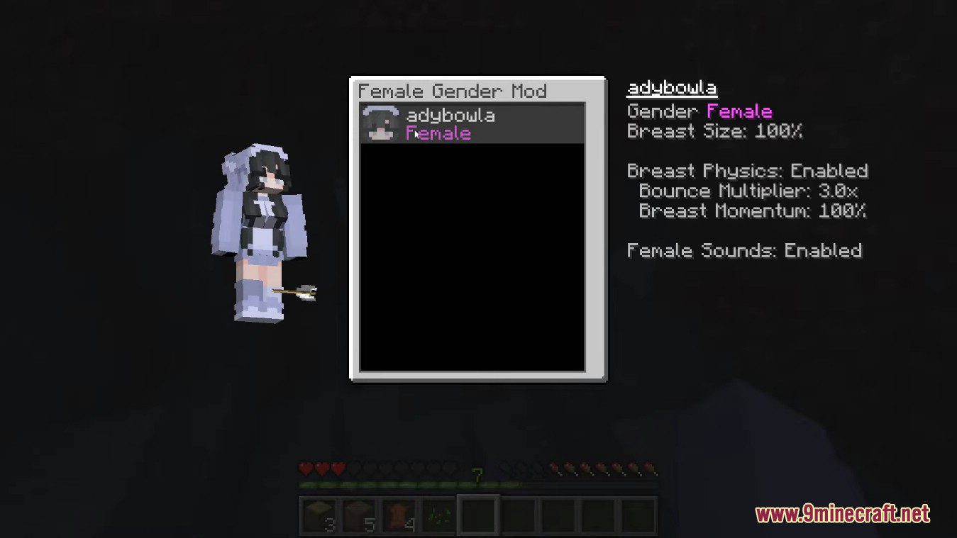 Wildfire's Female Gender Mod - Minecraft Mods - CurseForge