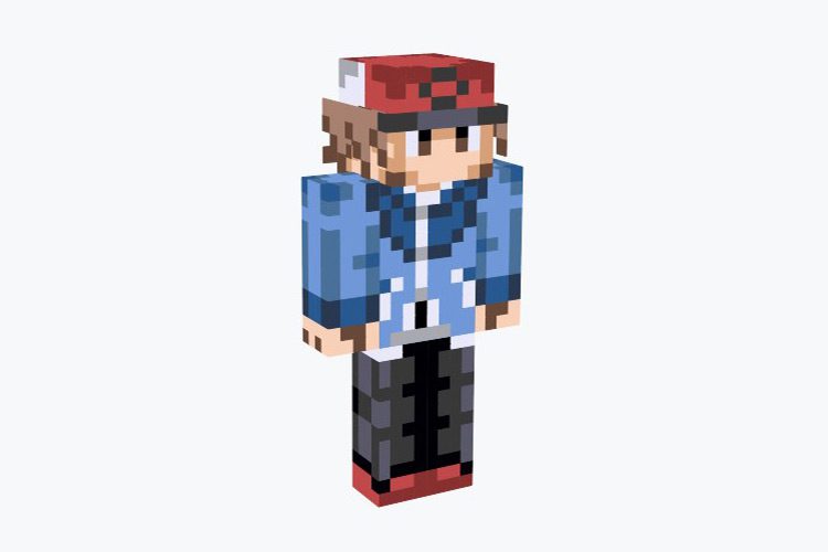 red de pokemon  Minecraft Skin