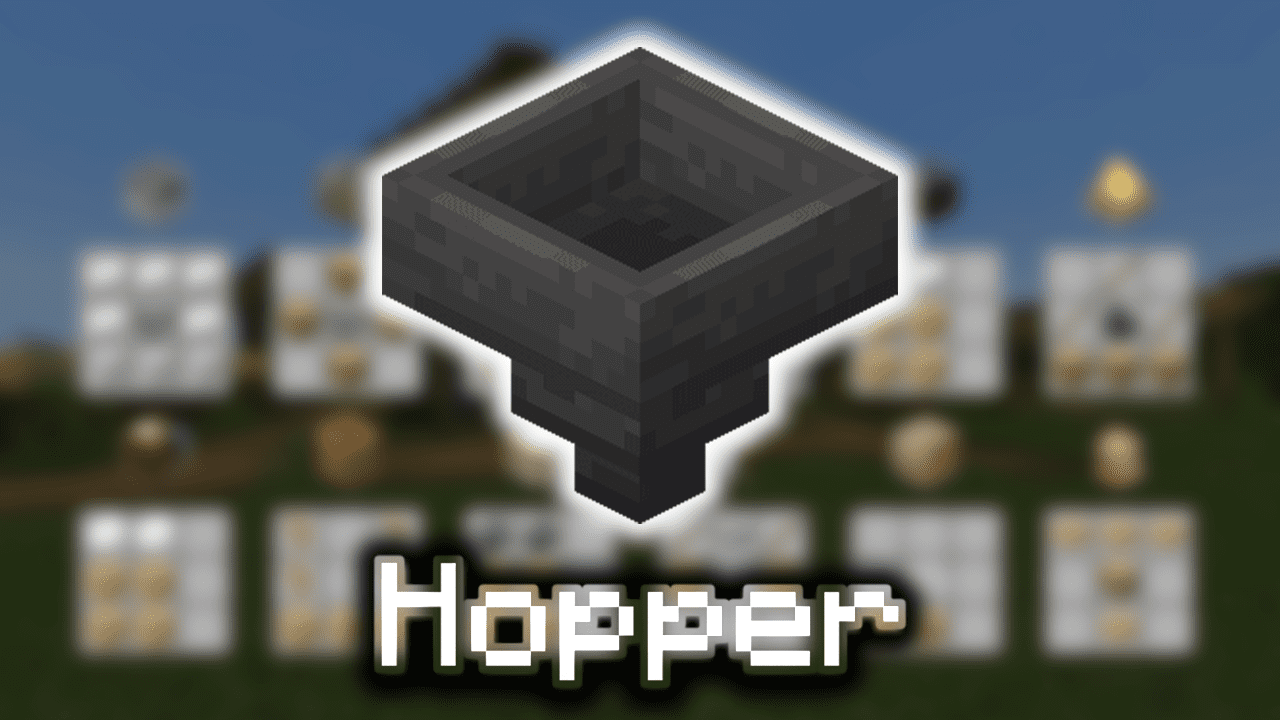 Hopper - Wiki Guide - 9Minecraft.Net