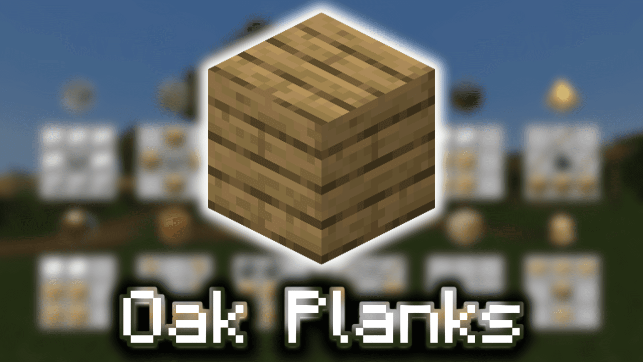 oak wood planks minecraft
