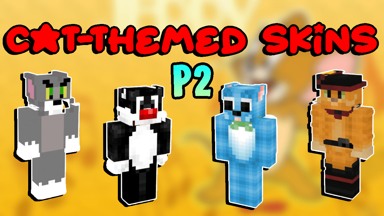 The Coolest Cat-Themed Skins For Minecraft In 2023 [Part 2]