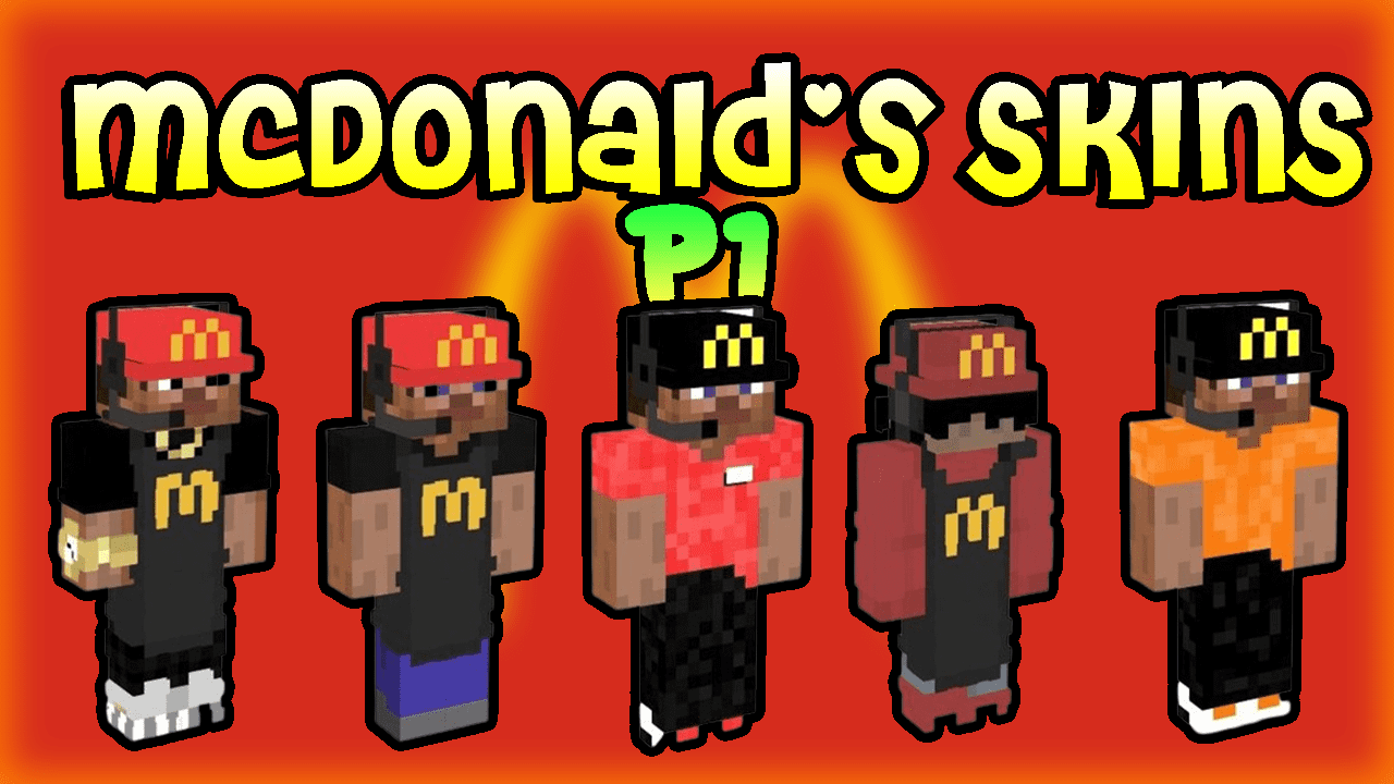 The Coolest McDonald’s Minecraft Skins In 2023 [Part 1]
