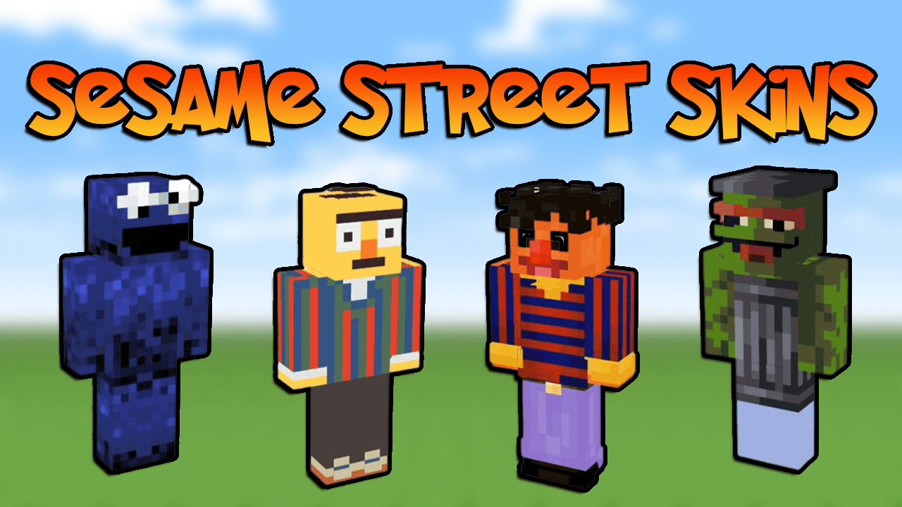 The Best Sesame Street Minecraft Skins In 2023