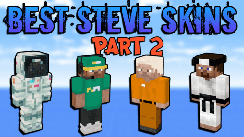 Steve with Lucky Block Minecraft Skin