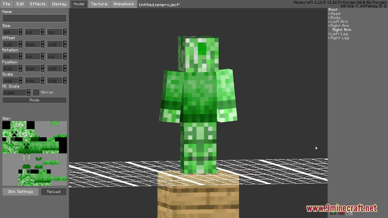 Minecraft Player [1.7 skin type] - Download Free 3D model by