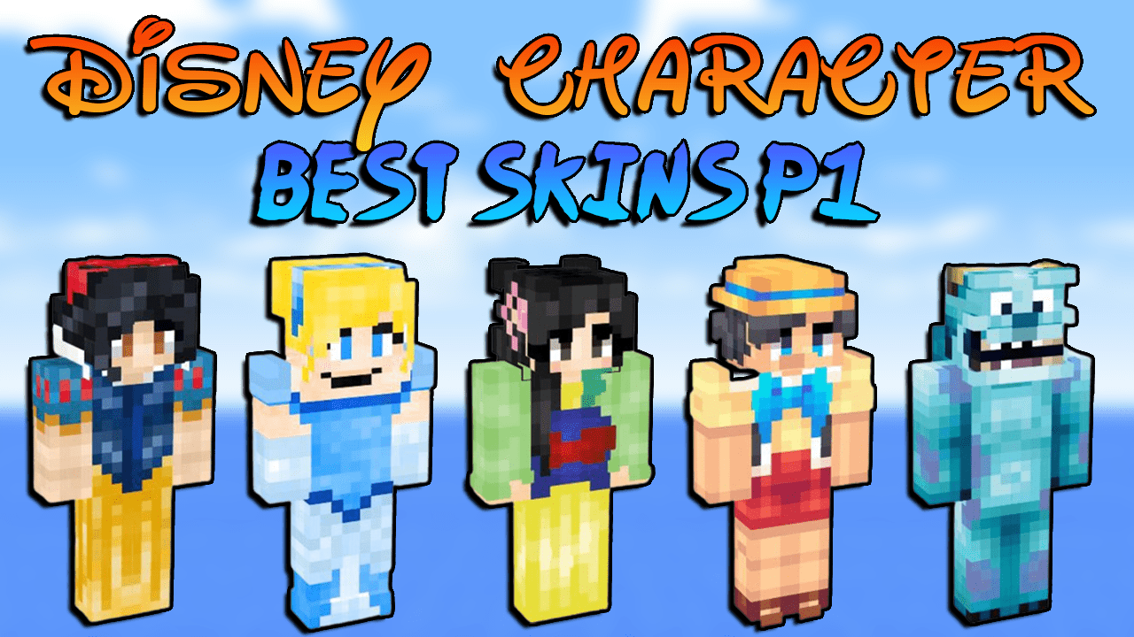 Top 30 Minecraft Disney Character Skins In 2023 [Part 1]