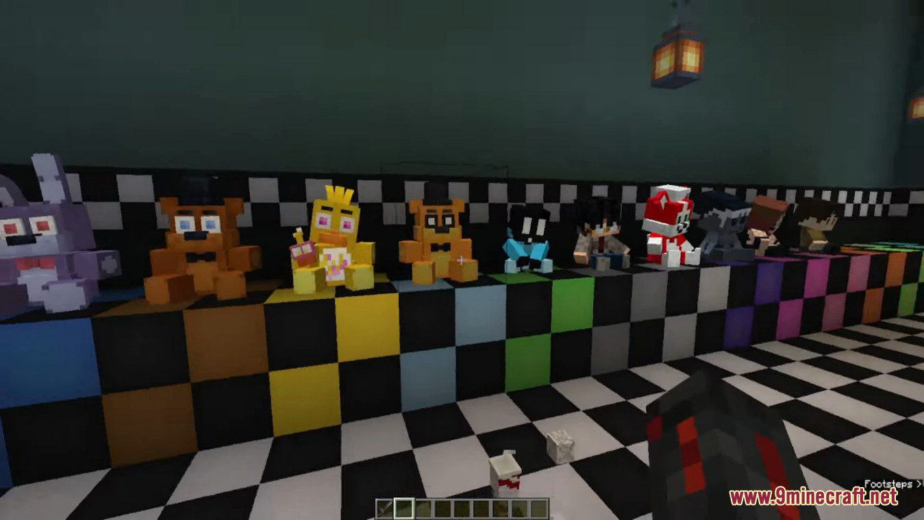 NEW MINECRAFT FNAF 1 MAP USING FNAF UNIVERSE MOD 