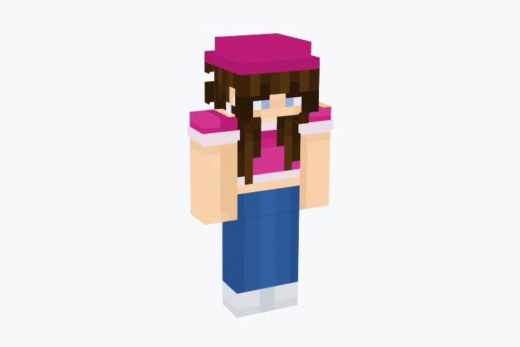 Julia MineGirl Skin for MCPE for Android - Download