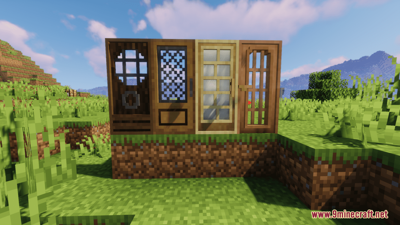 minecraft doors - 3D model by realism (@RealismModels) [9f2e1bb]