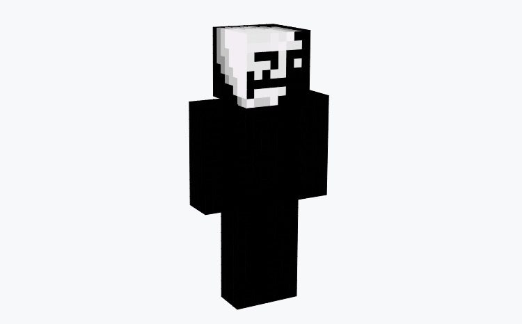 sad troll face  Minecraft Skins