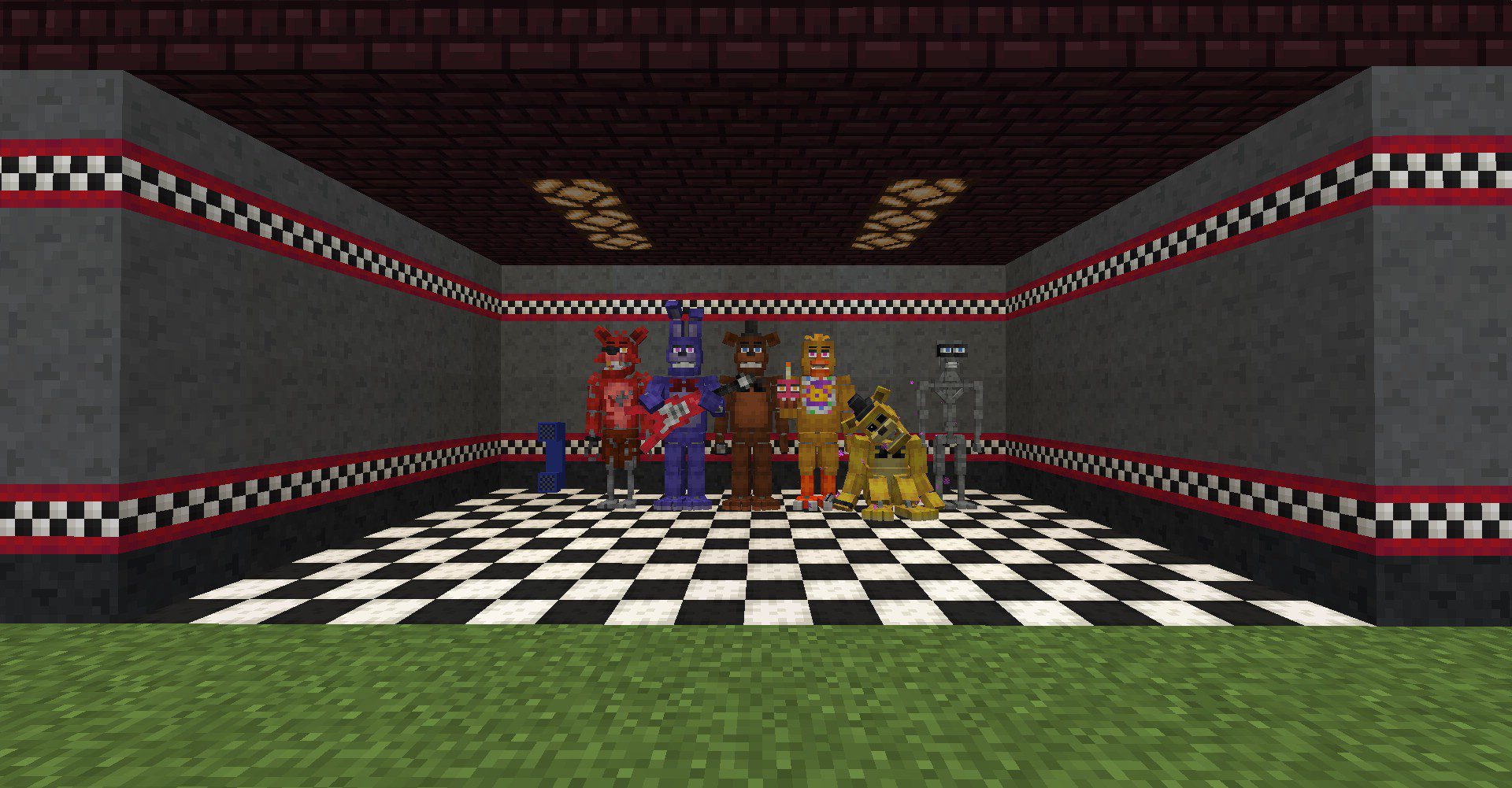 MOD FIVE NIGHTS AT FREDDYS 6 : Pizzeria Simulator Pre-BETA Di Minecraft PE  !! 