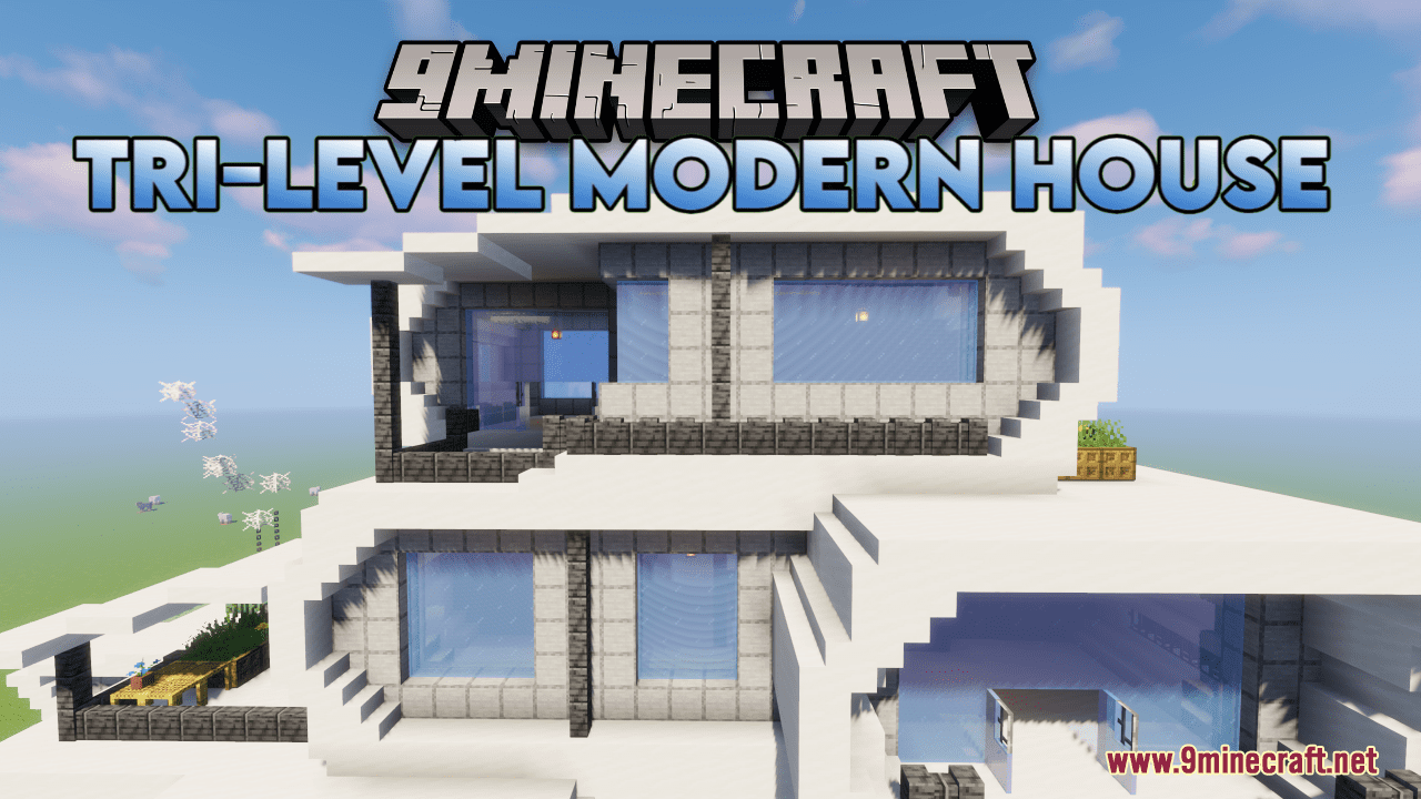 Casa Moderna Simples  Modern House simple Minecraft Map