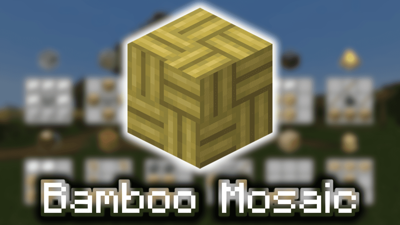 Mosaico de bambu - Minecraft Wiki