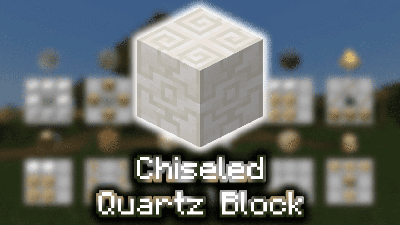 Quartz Minecraft Chiseled
