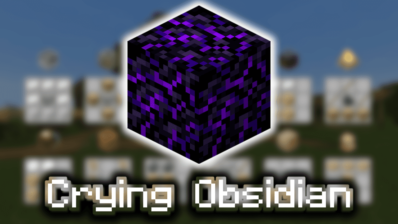 Obsidian Block Minecraft