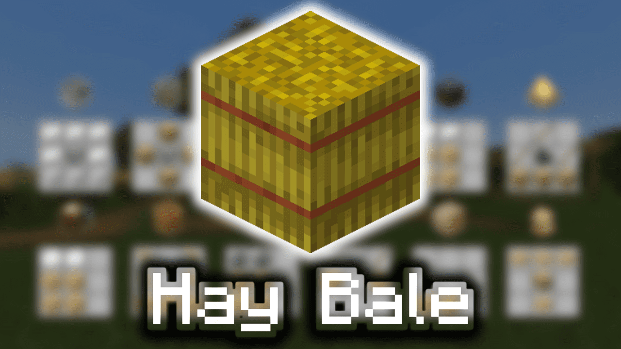 Hay Bale - Wiki Guide - 9Minecraft.Net