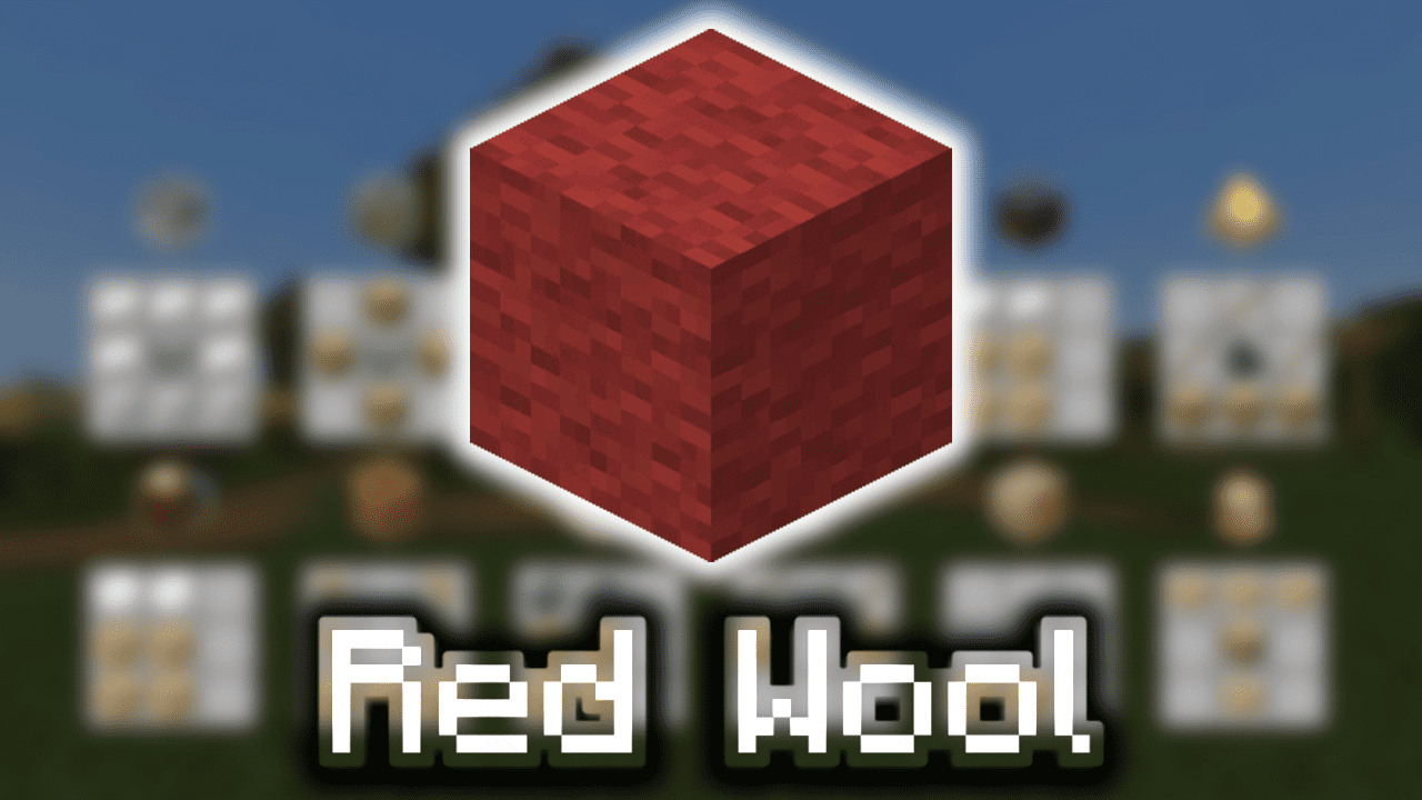 Red Wool - Wiki Guide - 9Minecraft.Net